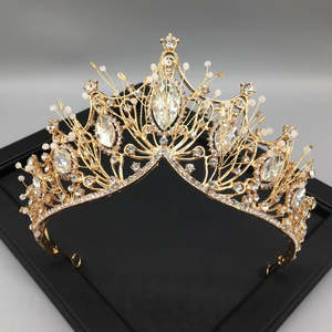 Crowns Tiaras: Wedding Crown Baroque Bride Princess