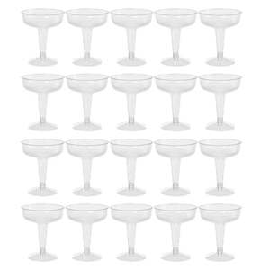 Glassware 1: 25pc Disposable Clear Plastic Champagne Flutes