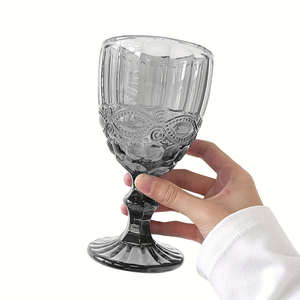 Glassware 1: 6pcs Vintage Snake Pattern Wine Glass Set