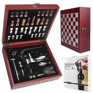 Groomsmen Gifts: Chessboard Wine Tool Set