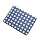 Ink Blue Check Fitted Sheet