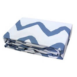 Products: Sam Grey and Blue Chevron Sheet Set