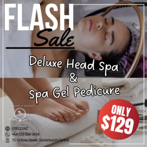 Packages: Flash Sale: Deluxe Head Spa & Spa Gel Pedicure