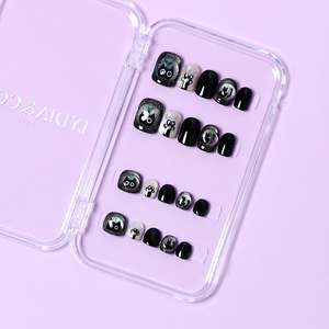Press-on Nails: Little Midnight Cat