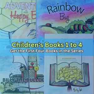 Products: Children's Book Bundle Part 1 (Books 1 to 4) - Lynette Love Books NZ Author Illustrator Children's Books and Novels