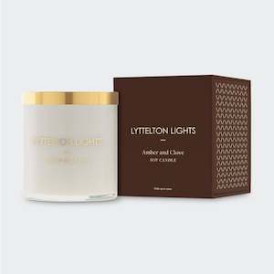 Amber & Clove Candle Large