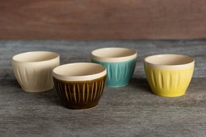 Products: Six-pack of Beakers (Small) - Lyttelton Pottery