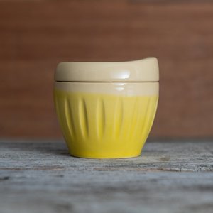 Products: Deksel Bright Yellow (Small) - Lyttelton Pottery