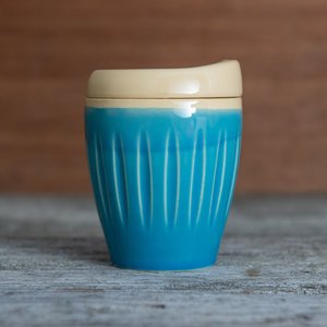 Deksel Turquoise - Lyttelton Pottery