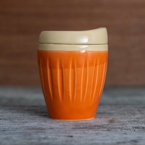 Deksel Orange (Regular) - Lyttelton Pottery