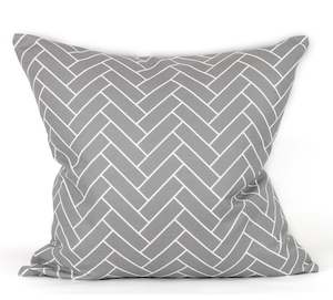 Geometrics: Newfield Cushion - Silver