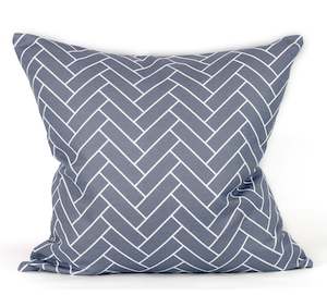 Geometrics: Newfield Cushion - Denim