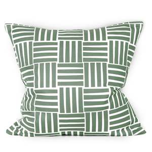 Blocks Cushion - Fern