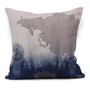 Coastal Cushions: Voyage - Inky