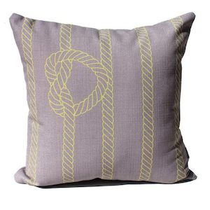 Coastal Cushions: Cabin Boy - Lime