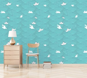 The Waves Wallpaper - Aegean