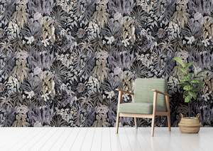 Botanical Wallpapers: Tanglewood Forest Wallpaper - Night