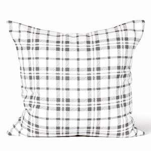 Buffalo Plaid Cushion - Tar