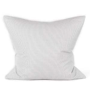Park Stripe Cushion - Charcoal