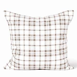 Buffalo Plaid Cushion - Chai