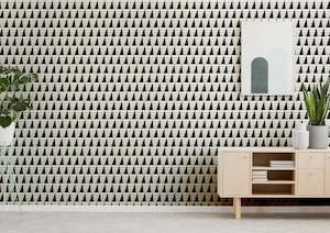 Triangles Wallpaper - Black