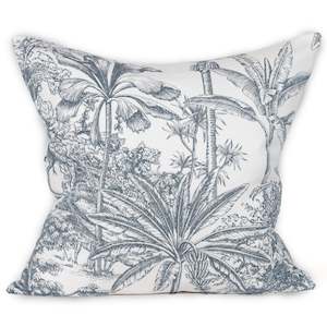 Blue Cushions: Jungle Cushion - Denim