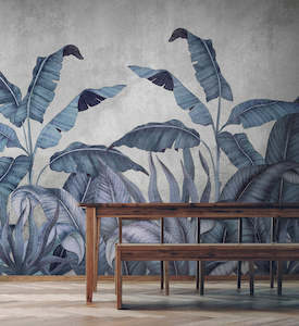 Blue Wallpapers: Jungle Mural - River
