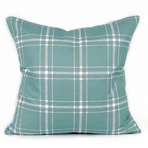 Green Cushions: Mackenzie Cushion - Turquoise