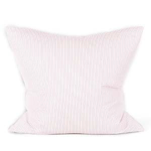 Green Cushions: Park Stripe Cushion - Blossom