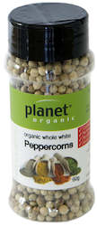 Food: Peppercorns White Whole Organic Spices