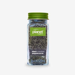 Food: Pepper Black Cracked Organic Spices