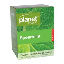 Herbal Teas: Spearmint Organic Tea 25pk