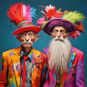 Outrageous Geriatrics - Albert & Arthur – Party Poopers