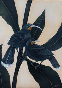A Collection Of Prints And Reproductions: It could have been us - Huia Pair Print