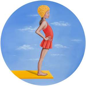 A Collection Of Prints And Reproductions: Sky Dive Girl