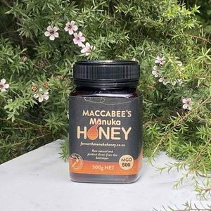 Manuka Honey Monofloral MGO 500+ 500g - Maccabee's