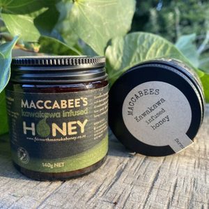 Honey: Maccabees Kawakawa-Infused Honey 140g - Maccabee's