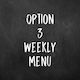 Weekly Specials Menu Option 3