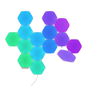 Nanoleaf Shapes Starter Kits: Nanoleaf Shapes - Hexagons Starter Pack (15 Panels)
