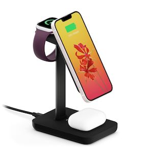 Aiod Twelve South: Twelve South HiRise 3 Triple Wireless Charger (Black)