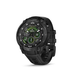 Wearables: Garmin Instinct Crossover AMOLED -Tactical Edition (Black with Black Silicone Band)
