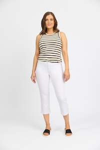 Jeans: M5910 Ryder Crop Pant - White Denim