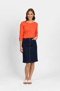 Denim: Georgia Skirt - Indigo Denim