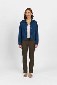 Denim: Outsider Jacket - Blue Wash Denim