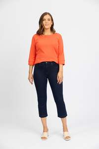 Ryder Crop Pant - Indigo Denim