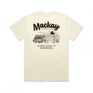 Merchandise — Mackay Construction: Summer Series Tee - Mackay Construction