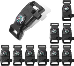 Products: 10pcs Pack Black 5/8" Compass Flint Scraper Fire Starter Whistle Buckle Plastic Paracord Bracelet Outdoor Camping Emergency Survival Travel Kits FLC158-FWC(Black) - Fits anywhere, Discounts Up to 40% Off macorjagroup