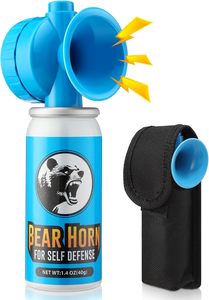 Products: 1.4oz Bear Horn Self Defense 123dB Loud Air Horn Audible up to 1/2 Mile Safety Air Horn for Wild Animals Bear Alarm for Hiking Climbing Camping and Outdoor Protection - Minimalist style, macorjagroup