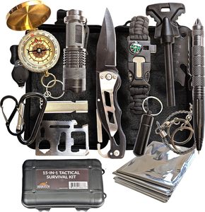 Products: 15 in 1 Hiking Kit – Tactical Survival Kit for Hiking, Camping, Climbing Adventures – Emergency Tools & Kit for Survival Situations - Efficient by design, Save More with macorjagroup