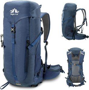 Products: Night Cat Internal-frame Hiking Backpack: 100L Large Camping Backpack for Men Women Traveling Waterproof Rain Cover - UV-resistant surface, Get More Save More macorjagroup